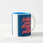 Inspirational Mug ツートーンマグカップ (正面右)