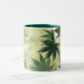 Inspirational Nature Quote ツートーンマグカップ (中央)