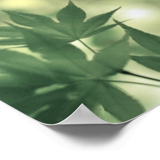 Inspirational Nature Quote ポスター (角)