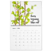 Inspirational Nature Quotes Calendar カレンダー (3月 2026)
