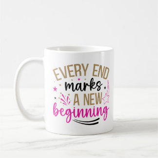 Inspirational New Beginnings コーヒーマグカップ
