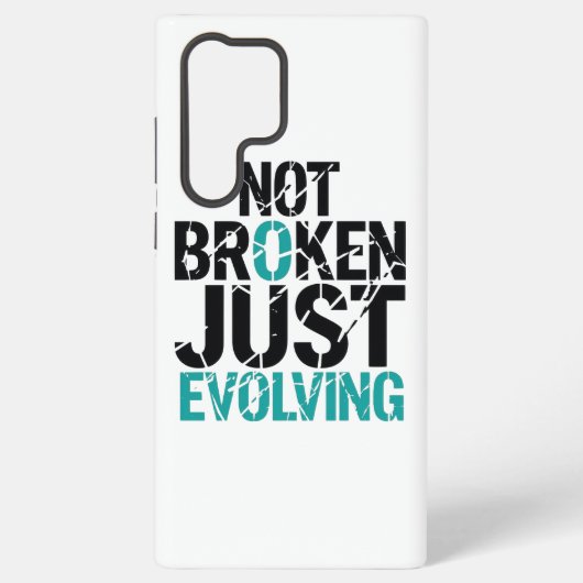 Inspirational Not Broken Just Evolving Samsung Galaxyケース (裏面)