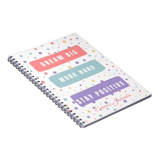 Inspirational Notebook ノートブック (右側)