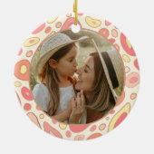 Inspirational Ornament with Custom Photo セラミックオーナメント (裏面)