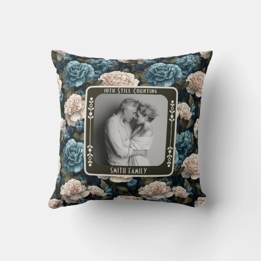 Inspirational Partners Anniversary Throw Pillow クッション (裏面)