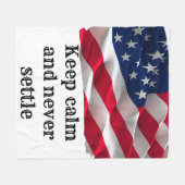 Inspirational phrase フリースブランケット (正面(横))