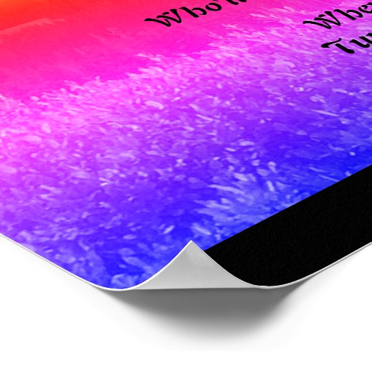 Inspirational Poem Art, "The Answer is Jesus" ポスター (角)