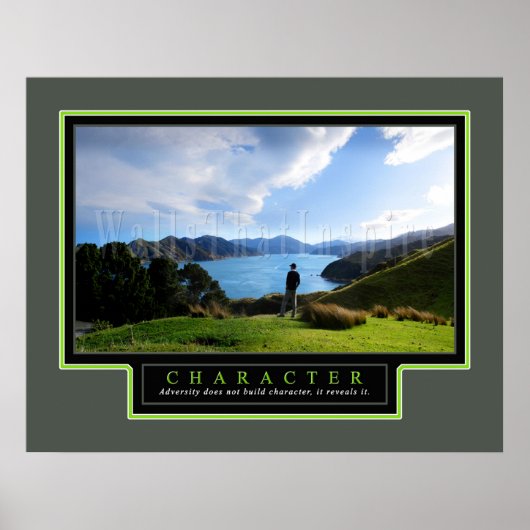 Inspirational Poster "Character" 22x28 ポスター (正面)
