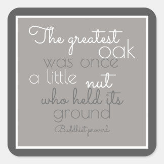inspirational poster quote Buddhist proverb スクエアシール