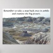 Inspirational Poster Take a Step Back ポスター (正面)