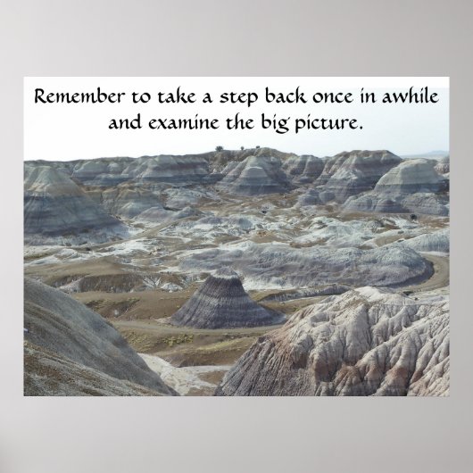Inspirational Poster Take a Step Back ポスター (正面)