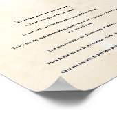 Inspirational Prayer Small Poster ポスター (角)