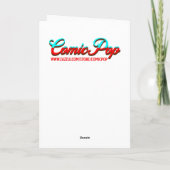 Inspirational Quote and City Woman カード (裏面)