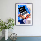 Inspirational quote Begin Anywhere ポスター