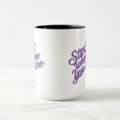 Inspirational Quote Coffee Mug  マグカップ (中央)