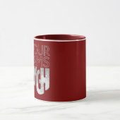 Inspirational Quote Combo Mug マグカップ (中央)