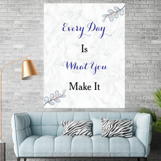 Inspirational Quote Custom Modern Script Poster ポスター