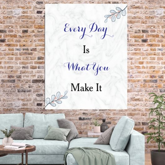 Inspirational Quote Custom Modern Script Poster ポスター