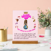 Inspirational Quote happy women's day アクリルサイン (ウェディング)