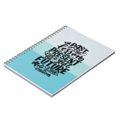 Inspirational quote - journal notebook ノートブック (左側)