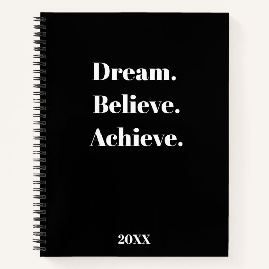Inspirational Quote Journal & Planner Design ノートブック (正面)