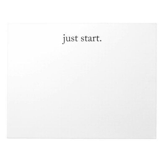 Inspirational Quote Minimalist  ノートパッド (正面)