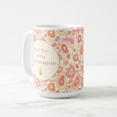 Inspirational Quote Mug with Custom Photo  コーヒーマグカップ (正面左)