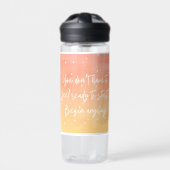 Inspirational Quote Mystic Sun Name Water Bottle ウォーターボトル (正面)