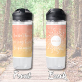 Inspirational Quote Mystic Sun Name Water Bottle ウォーターボトル