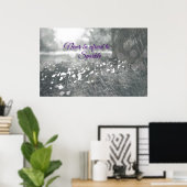 Inspirational Quote Never be Afraid to Sparkle ポスター (ホームオフィス)