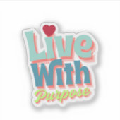 Inspirational Quote Sticker  シール (正面)