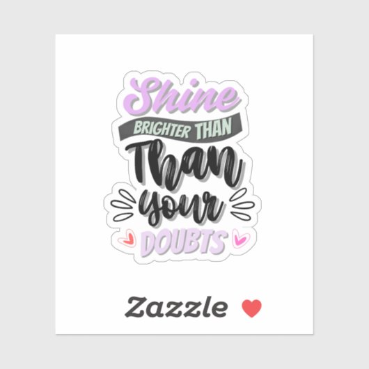 Inspirational Quote Sticker  シール (シート)