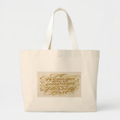 Inspirational Quote Tote Bag ラージトートバッグ (正面)