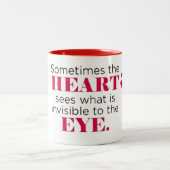  Inspirational Quote Two-Tone Coffee Mug ツートーンマグカップ (中央)