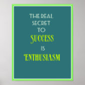 Inspirational Quote Typography ポスター (正面)