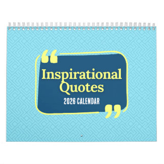 Inspirational Quotes 2026 Calendar カレンダー