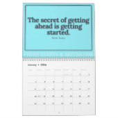 Inspirational Quotes 2026 Calendar カレンダー (1月 2026)