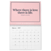 Inspirational Quotes 2026 Calendar カレンダー (2月 2027)