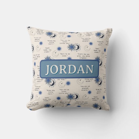 inspirational quotes for a baby クッション (正面)