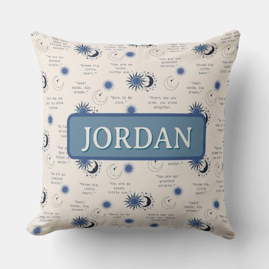 inspirational quotes for a baby クッション (正面)