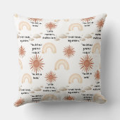 inspirational quotes for a baby クッション (裏面)