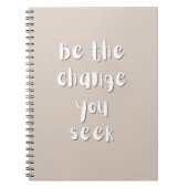 Inspirational Quotes Spiral Notebook ノートブック (正面)