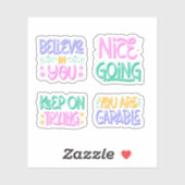 Inspirational quotes sticker set シール (シート)