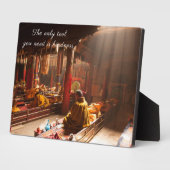 Inspirational Quotes Tabletop Plaque with Easel フォトプラーク (側面)