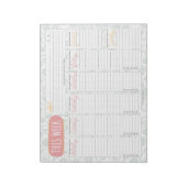 Inspirational Quotes “This Week” Weekly Planner ノートパッド (回転)