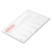 Inspirational Quotes “This Week” Weekly Planner ノートパッド (アングル)