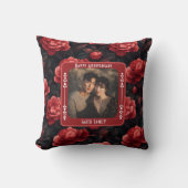 Inspirational Romantic Anniversary Throw Pillow クッション (正面)