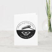 Inspirational Saying Butterfly Cool Quote Nature カード (正面)