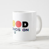 Inspirational Self-Care Jumbo Coffee Mug ジャンボコーヒーマグカップ (正面右)