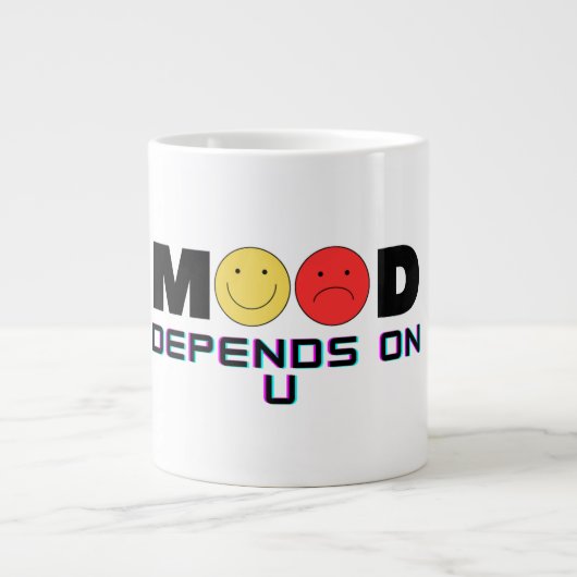 Inspirational Self-Care Jumbo Coffee Mug ジャンボコーヒーマグカップ (正面)